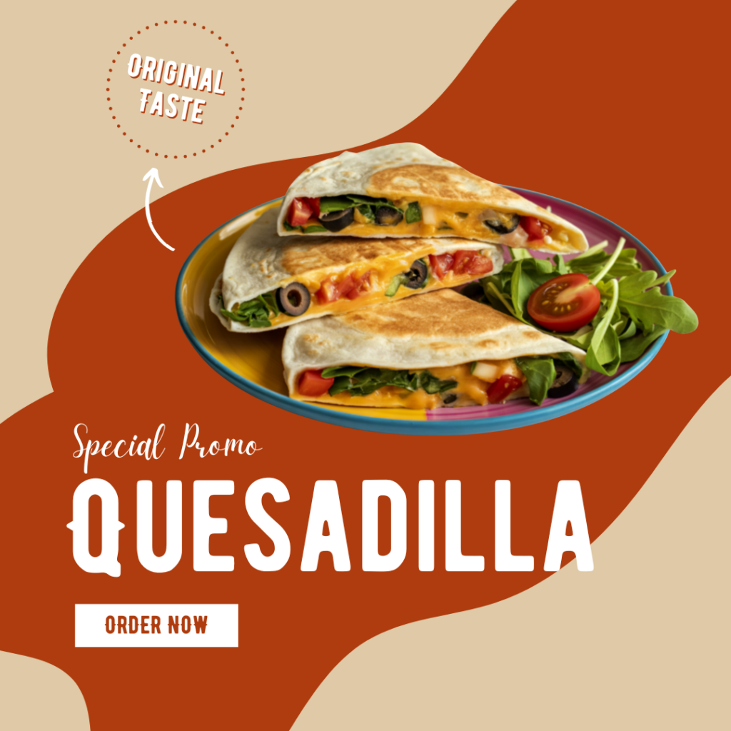 Beige and Orange Mexican Food Instagram Post